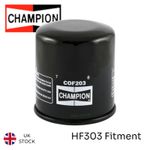 Champion Premium Oil Filter replaces HF303 - High quality aftermarket filter