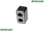 Molded Rubber Dock Bumper 6x3x3 w/ Steel Washer for Chassis/Trailers (4502-1276)