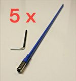 5 x Truss rods for bass or guitar various sizes , Free key included UK STOCK