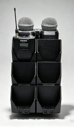 Shure Wireless Beltpack Holder 8 Way Dock | Shure AD1 ULXD/ QLXD/ Axient Mount