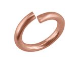 Solid 9ct Rose Gold 5mm Open Heavy Weight Jump Ring For Jewellery Making
