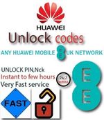 HUAWEI P20 P30 LITE P10 PLUS MATE 20 PRO 10 P9 P8 Y9 Y7 Y6 | EE UK UNLOCK CODE 