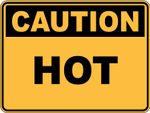 HOT - Caution Safety Sign Placard Sticker Decal OHS WHS