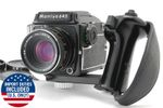 【N MINT w/ Grip】 Mamiya M645 1000S Film Camera WLF 80mm F2.8 Lens From Japan