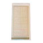 Genuine Knitmaster 18 Stitch Blank Punchcard Set for MK70/HK160 Knitting Machine
