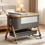 Baby Bedside Crib Sleeper Bassinet Safe Co-Sleeping Storage Bag Easy install