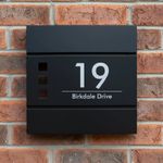 Personalised Engraved Letterbox Design 1