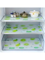 4PCS Waterproof EVA Refrigerator Mats Anti-Slip Washable Kitchen Liner-UK