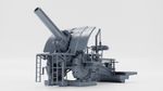 42cm Big Bertha (Germany, WW2) Various Scales Tabletop miniature Wargaming
