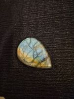 Natural Labradorite Cabochon Pear Shape Blue Flash Gemstone For Jewellery Making