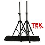 2 High Quality all steel Speaker Tripod Stands kit + Bag Stands TEK audio SS270