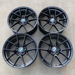 18” BMW 763M CS Style Alloy Wheels Satin Black
