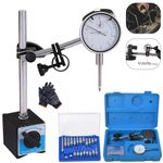 Dial Test Indicator DTI Gauge with Magnetic Base Stand Clock Gauge & 22PC Probes