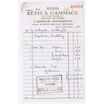 1960 Billhead Bevis & Gammage, Nurserymen, Marefair NORTHAMPTON