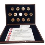 Windsor Mint Kings & Queens of the UK Boxed Coin Set x 13 COA 01319 & COO 001118