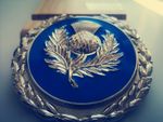 The Flower of Scotland Ecosse Scottish Grill badge -Universal grill badge emblem