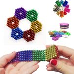 Rainbow Ball Fidget Toy – Rainbow Beads Stress Relief Toy for Teens Office Use