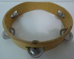 Traditional Wooden Headless Tambourine Jingle Ring 20cm 8" 5 Pairs Zils