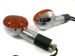 Indicators Turn Signals Blinkers fits Suzuki Van Van 125 200 Classic Chrome PAIR