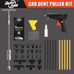 PDR Car Paintless Rods Kit Dent Puller Repair Removal Hail Tabs Glue Gun Tools