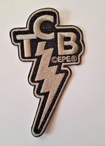 ELVIS TCB LIGHTENING BOLT  PATCH MEMPHIS TENNESSEE SEW - IRON ON PATCH NEW 10cm