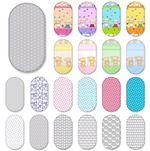 COTTON FITTED SHEET PRINTED DESIGN FOR BABY MOSES BASKET PRAM BASINET 80x38 cm