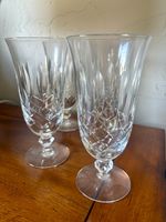 Set of 4 - Tiffin ELYSE Iced Tea Glasses 6 3/4 tall, blown glass