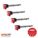 NGK Ignition Coil Packs For Audi R8 U5014 Coil On Plug Performance Upgrade x4