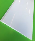New White Plastic PVC Bathroom Ceiling Cladding 6.5sqm - 2600mm x 2500mm
