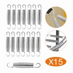 15PCS Trampoline Springs 5.5 Inch Galvanized Heavy Duty High Quality HOT