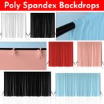 Backdrop Curtain 160GSM Polyester Wedding Party Photo Background Stage Decor