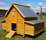 LARGE ECO10002N CHICKEN COOP RUN HEN HOUSE POULTRY NEST BOX COOPS HUTCH PLASTIC