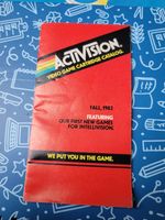 Activision video game catalogue  fall 1982 in great condition