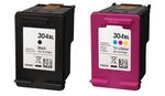 HP 304XL BLACK & COLOUR INK CARTRIDGE REFILLED 304 FOR DESKJET 2200 2600 3700