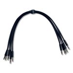 Super-Slim Eurorack Patch Cables (5 pack) | 3.5mm 1/8" mono TS cables synths