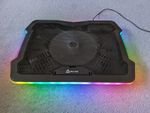 Klim Ultimate Laptop Cooling Pad, USB Powered with RGB Lighting