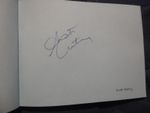 Speedway star American SCOTT AUTREY hand signed page