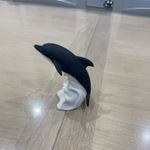 Highbank Porcelain Black Leaping Dolphin SO75