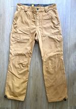 ThirtyTwo Sweeper Snowboard Pants Mens L Camel REPEL 10K Ski Standard Taper
