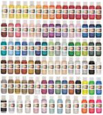 West Docraft Artiste Craft Acrylic Paint Colours Bottles Matt, Metallic or Pearl
