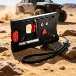 Card-Sized Portable Slingshot, Quick-Change Bands Hunting Slingshot for Adults