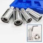 Stud Extractor Remover Socket Set 6-8-10-12mm. Stud Extracting Removal Sockets