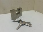 HEAVY DUTY 94mm NEW PADLOCK SOLID STEEL CONTAINER LOCK SHUTTER LOCK 5 KEYS