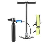 Uimoso 0.5L Scuba Tank for Diving with Pump, 98.43ft Depth Refillable Air Tank
