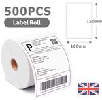 Thermal Labels 4x6 Address Shipping 500 Label Roll ZEBRA 100 x 150mm Bulk Sale