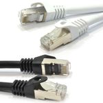 Cat6A FAST SSTP Shielded RJ45 Network Ethernet 10GIG/10 Gigabit Cable LOT 1m-30m