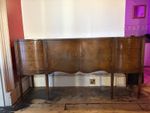 Antique Sideboard / Credenza Cabinet - Solid Wood. Quality.