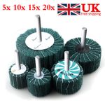 5x -20x 120# Non-woven Flap Metal Sanding Grinding Wheel Scouring Abrasive Disc