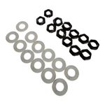 For MINI R50 R52 R53 Bonnet Hood Grill Fixing Nuts Washers Circlips Full Set x12