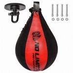 AQF Speed Ball Boxing Punch Bag Swivel Leather MMA Training Set Gym Equipment